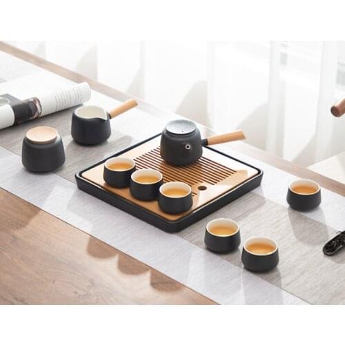 Modern Luxury Tea Set Ceramic Teapots Green Tea Cup Tea Set Travel Portable Tea Set Aesthetic Teaware Taza Te Japones Teaware BC