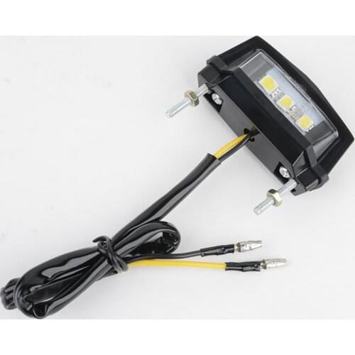 12V Motorcycle License Plate LED light Waterproof Motorcycle License Light