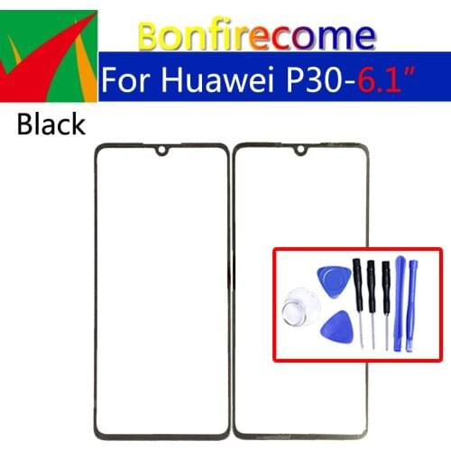 6.1"For Huawei P30 ELE-L29 ELE-L09 Touch Screen LCD Front Outer Glass Lens Replacement