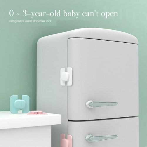 Kids Cabinet Locks Multifunctional Baby Safety Lock Household Drawer Water Dispenser Refrigerator Lock Strap Security Protection