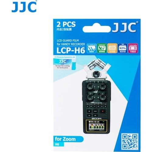 JJC Handy Recorder Screen Proctor for ZOOM H6 H5 H4n LCD Guard Film Display Cover