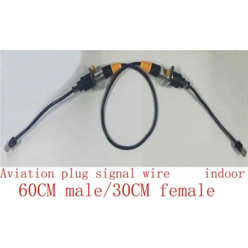 Aviation plug signal wire 60CM 30CM indoor P2 P2.5 P3 P3.91 P4 P4.81 Full Color Outdoor Indoor Rental LED Display