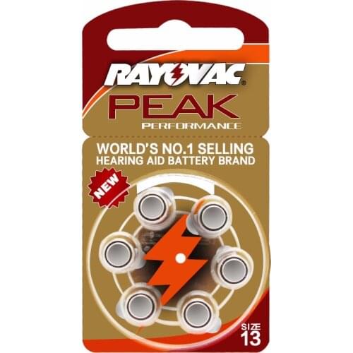 Free Shipping 30pcs High Performance Hearing Aid Batteries Zinc Air battery 13/A13/PR48 Battery for BTE Hearing aids