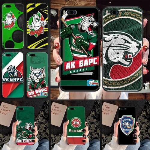 Ak Bars Ice hockey game Phone case For Xiaomi Mi Max Note 3 A2 A3 8 9 9T 10 Lite Pro Ultra black luxury bumper trend back soft