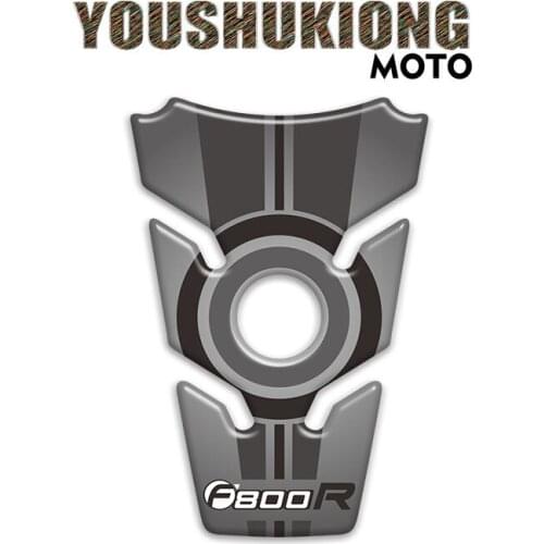 For BMW F800R F 800R Tankpad Motorcycle Fuel Tank Cap Cover 3D Carbon Fiber Sticker Protection