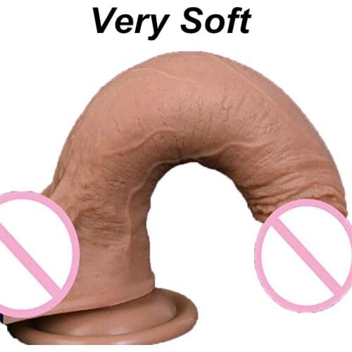 Realistic Skin Feeling Big Dick Small&huge Dildo With Suction Cup Sex Toys For Woman Female Masturbation Medical Silicone Dildo