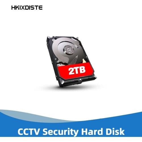 HKIXDISTE SATAIII Hard Disk Drive HDD 2TB 2000GB 64MB 7200rpm for CCTV System DVR NVR Security Camera Video Surveillance Kits