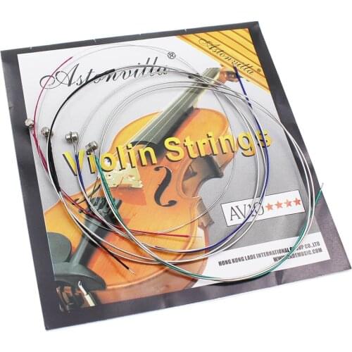 IRIN AV10 4pcs/Set (E-A-D-G) Universal Violin Strings Exquisite Nickel Steel Strings Musical Instrument Violin Parts Accessories