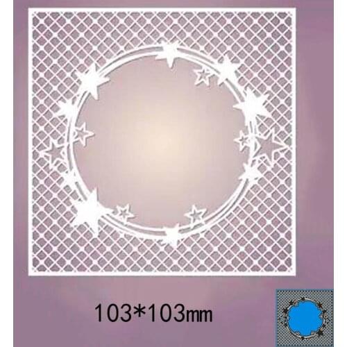 Star circle frame Cutting Dies Stencil DIY Metal Cutting Dies Scrapbooking Card Paper Craft Embossing Folder Template