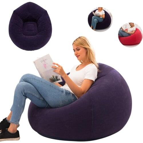 Air Bed Sofa Inflatable Camping Couch Lounger Double Lazy Sleeping Chair High Quality Outdoor Office Lunch Break Type U Sofas