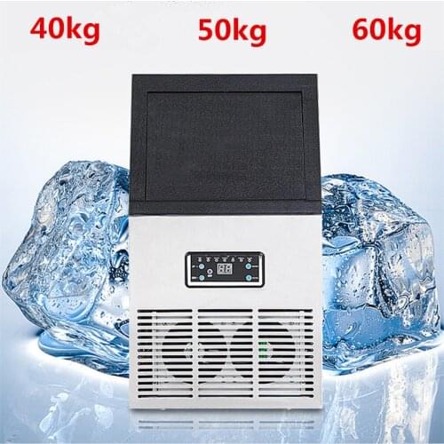Brand New 220V/110V 40/50/60 kgs/24 Hours Automatic Ice Maker, Ice Cube Making Machine For Commercial Use