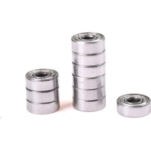 10Pcs/lot 624-ZZ Double Shielded Radial Bearings ID 4mm OD 13mm Width 5mm