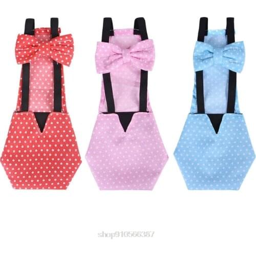 Adjustable Cotton Cloth Diaper Washable Creative Bowknot Clothes for Farm Pet Goose Duck Chicken D03 20 Dropshipping
