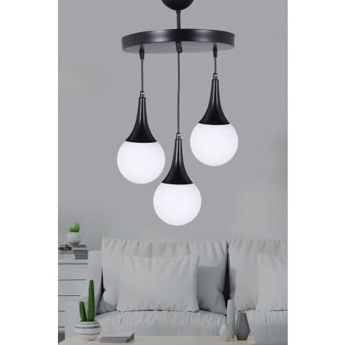 Saint Belisama Bellano 3 Pcs Tray Chandelier Black