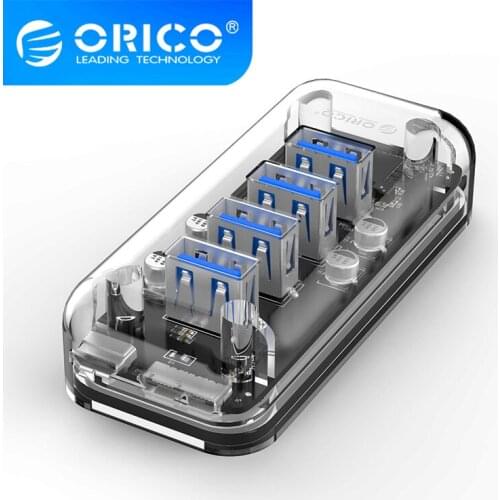 4 Ports USB3.0 HUB Transparent High Speed With Micro USB Power Interface USB Output interface USB3.0 Type-A , F4U-U3