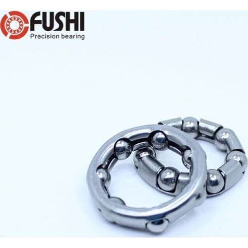 Caged Ball Bearings OD 38mm 8PCS Rear Bike Wheel Hub Headset Crankshaft Pivot Retainer Steel Oversize 7 Balls Bearing 38 mm