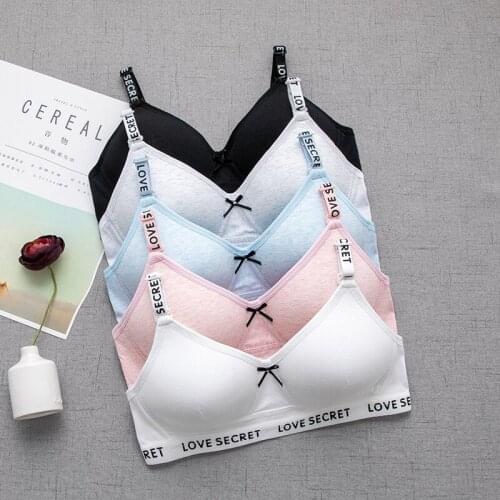 Girls Training Bras Teen Girl Underwear Teenager Kids Lingerie Young Puberty Girl Underwear Tops Clothes Child Small Bra