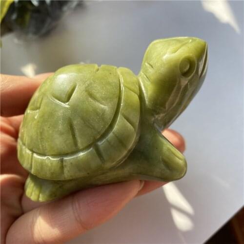Jade tortoise ornaments living room office feng shui ornaments Feng Shui 1pcs