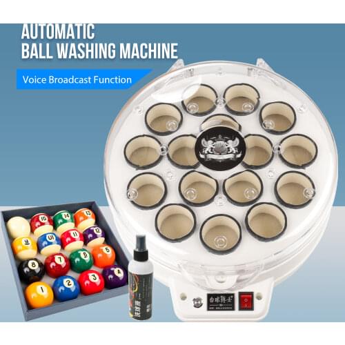 Billiard Ball Cleaner Electronic Machine Pool/Snooker Option Billiard 16/22 Balls Clean Tool Professional Billiard Accessories