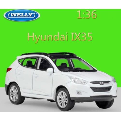 Welly 1:36 Diecast Tucson IX35 SUV Sport Car High Simulation Vehicle Alloy Metal Model Car