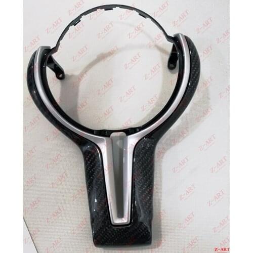 Z-ART for M3 M4 carbon fiber steering cover for M3 carbon fiber steering trim for F80 F82 F83