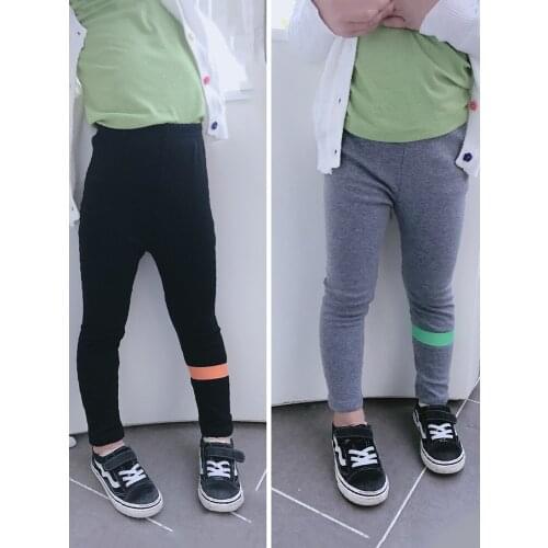 2 3 4 5 6 7 Years Girls Leggings Casual Elastic Waist Skinny Pants for Girls Spring Autumn Trousers Toddler Kids Legging 2019