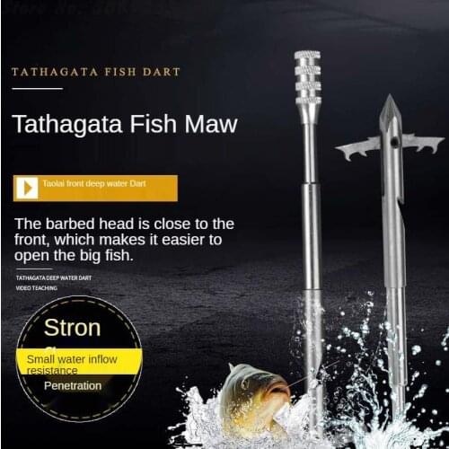 1PCS 135/160mm Professional Deep-water Shooting Fish Dart Slingshot Fish Catapult Fish Slingshot Arrow Ejection Dart