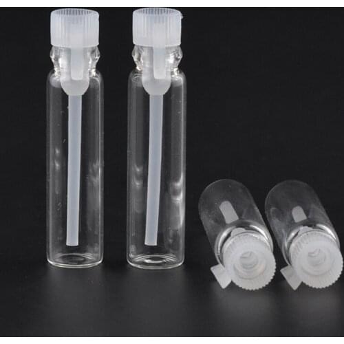 10pcs/lot Laboratory Liquid Fragrance Test Tube Trial Bottle Empty Mini Clear Glass Perfume Small Sample Vials Perfume Bottle