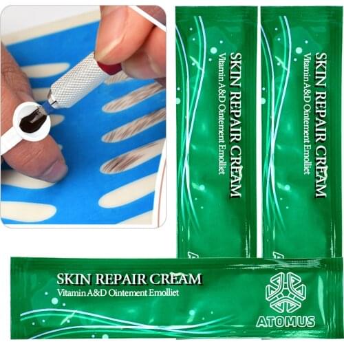 100PCS Tattoo Scar Repair Gel Tattoo Aftercare Ointment Scar Repair Cream Vitamin A & D Anti Scar Cream Tattoo Supplies
