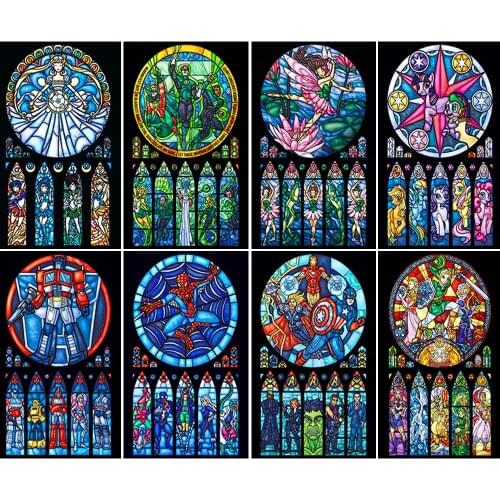 5D Diy Diamond Painting Miracle Princess Magician Cartoon Character Full Square/Round Cross Stitch Home Decoration Gift