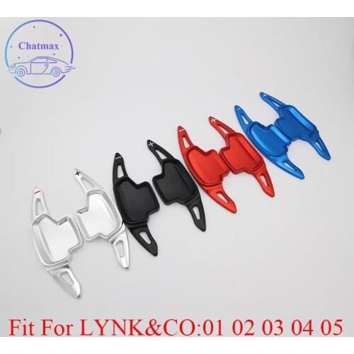 Car-Styling DSG For Geely LYNK&CO 01 02 03 04 05 Aluminum Alloy Steering Wheel Shift Paddle Shifters Extension