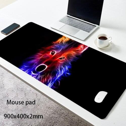 Gaming Large Mouse Pad with Stitched Edges- Extended XXL Mouse Mat with Nonslip Natural Rubber Base and Waterproof mouse pad mat