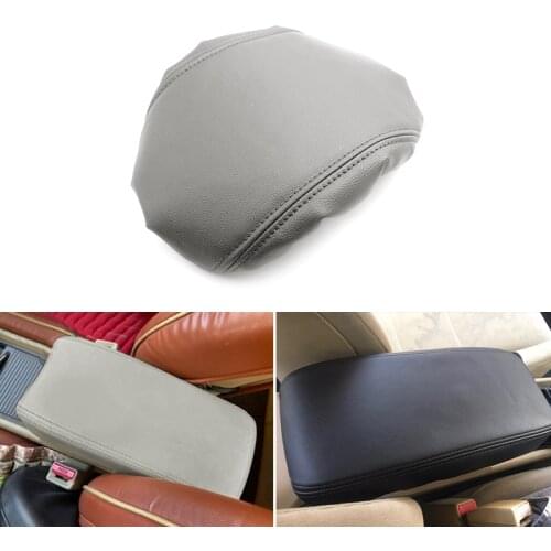 PU Leather with Sponge Car Interior Center Control Armrest Box Cover Protective Trim For Honda Civic 8th Gen Sedan 2006 - 2011