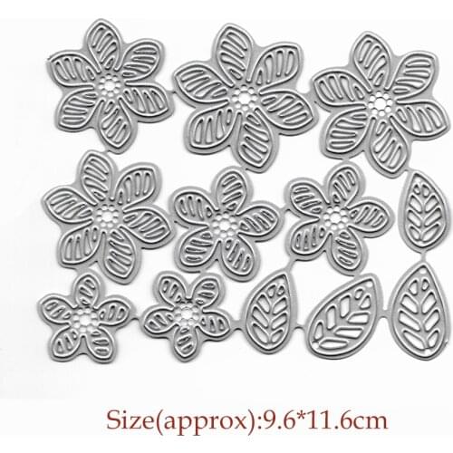 Flower Die Cut Metal Craft Fustelle Planner Dies Cutting Stencil Stamps And Dies Embossing Folder Template Scrapbook Album Decor