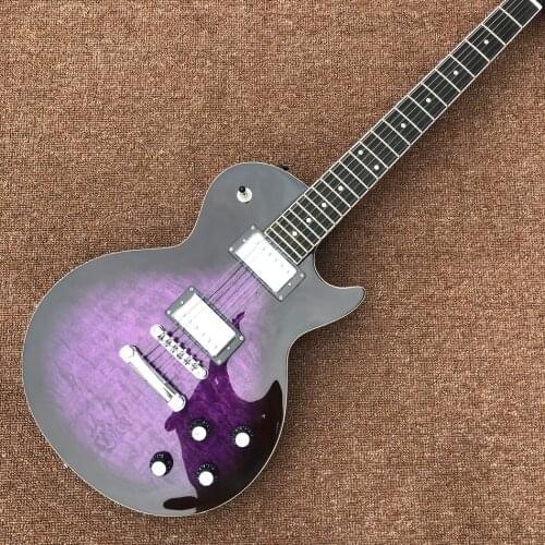 Electric guitar Hot sale,Burst color quilte maple,Chrome hardware,High quality,Free shipping
