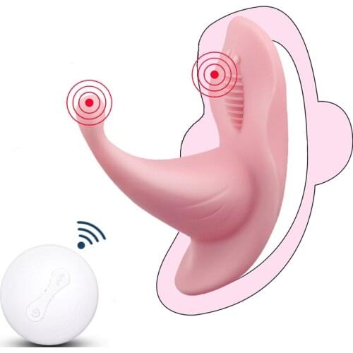 Butterfly Wearable Dildo Vibrator for Women Masturbator Panties G Spot Clitoris Stimulator Remote Control Panties Adult Sex toys