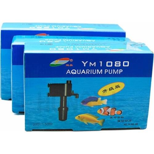 HONGYI 1 piece YM-1080/1380/1680 fish tank water pump aquarium submersible pump three-in-one filter 220-240V