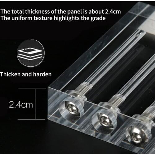 Lubricant quality inspection tool, gearbox new and old oil color comparison demo board, oil viscosity comparator 5 holes