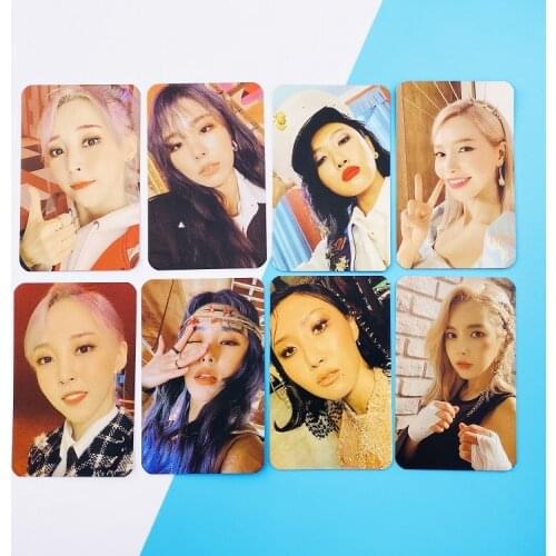 KPOP MamamooWhee In Hwa Sa cards Solar Moon Byul new Album Two Series Mini Truck Card Photo Card Related Products new wholesale