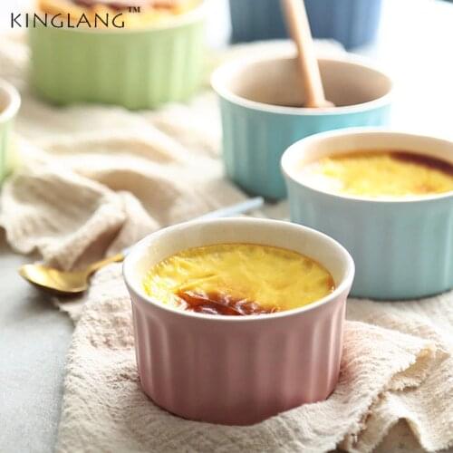 Ceramic Souffle baking cup mini mold oven special baking pudding bowl