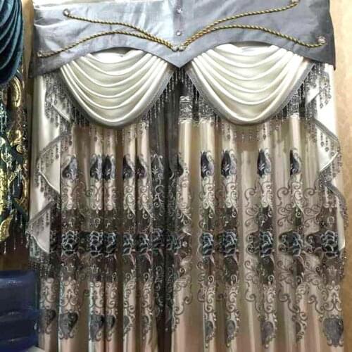 Embroidery magnetic curtain for the beads with magnets suction living room curtain door hotel home mosquito -window wide 2 meter