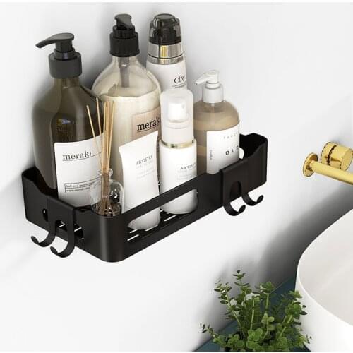 Shelves On Wall Storage Rack Stainless Steel Suitable For Kitchens Bathrooms Washbasins Toilets And Many Occasions Punch-free