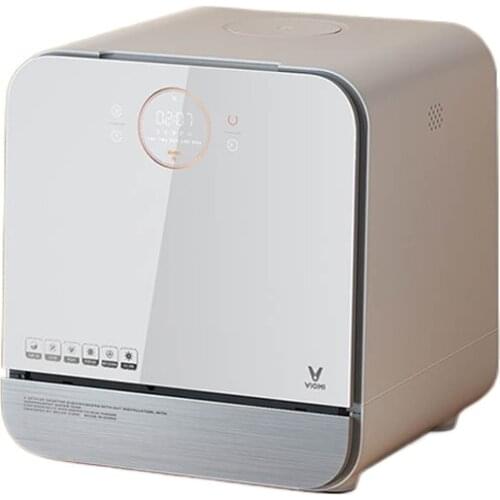 VIOMI Desktop Dishwasher Sugar UV Sterilization Remove Pesticide Residues Hot Air Drying For Home intelligent Dishwasher Machine