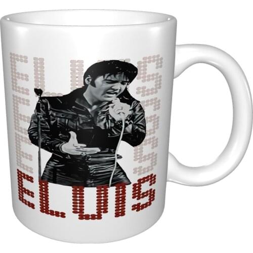 New Fashion Elvis Presley Funnyprint Casual Kk47 Mug Coffee Cup Coffee Mug Double Glass Mugs Mugs Coffee Cups Ceramic