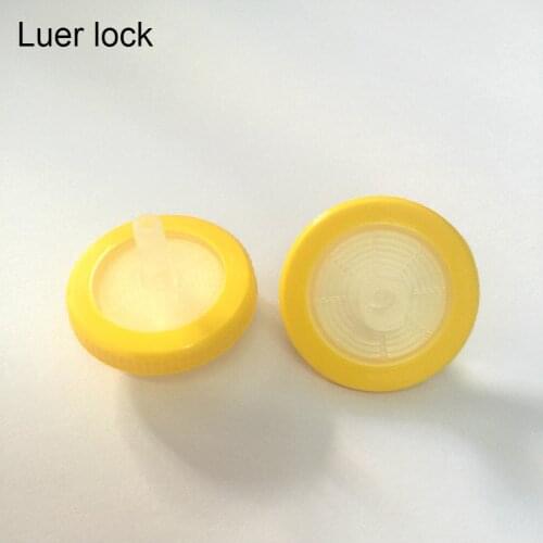 Syringe Filters PES Luer Lock OD 13MM 0.22 Micron Disposable Microporous Needle Filtration PES Membrane Needle Filter 100 / PK