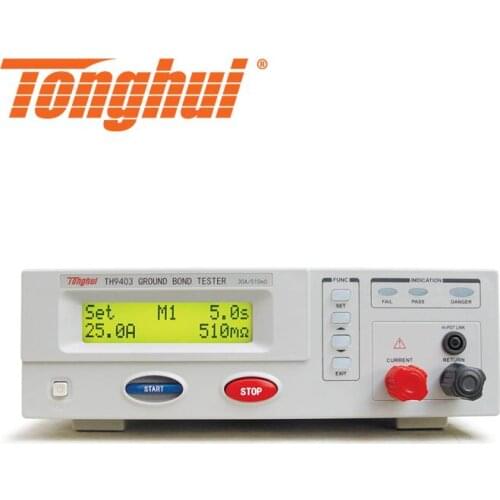 TH9403 Earth resistance tester earth resistance meter, ground bond tester optional RS232 and PLC interface