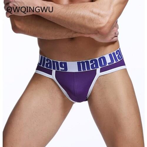 Mens Brief Underwear Men Sexy Low Waist Men Underwear BreathableHombre Slipe Gay Cueca Panties Shorts Underpants Briefs
