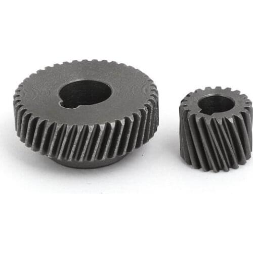Carbon Steel Marble Cutter Parts Gear Set Gray for Makita 4100NH