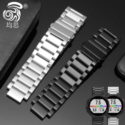 Convex steel band 22 * 15mm wristband for G-armin 235 / 735xt / 235l / 230 / 220 / 620 smart watchband metal stainless chain