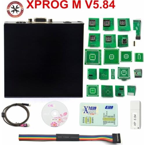 XPROG M V5.84 Newest Version Update XPROGM V5.55/5.70/5.72 Auto ECU Programming Interface Powerful Function Ecu Chip Tuning
